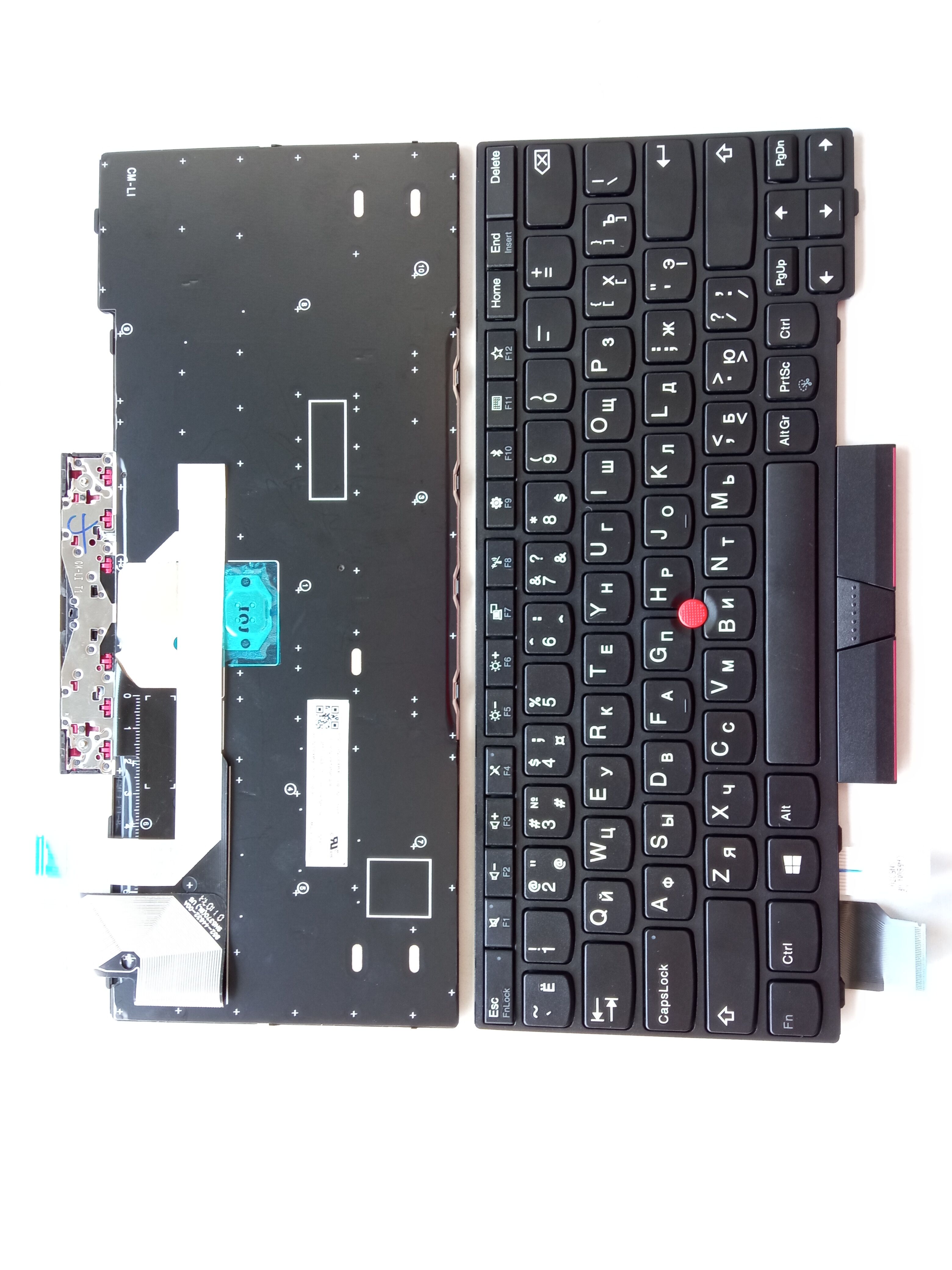 Picture of New Replacement Laptop Keyboard For IBM X280/A285/X390/X395/L13 BLACK FRAME BLACK (OEM) RU Layout